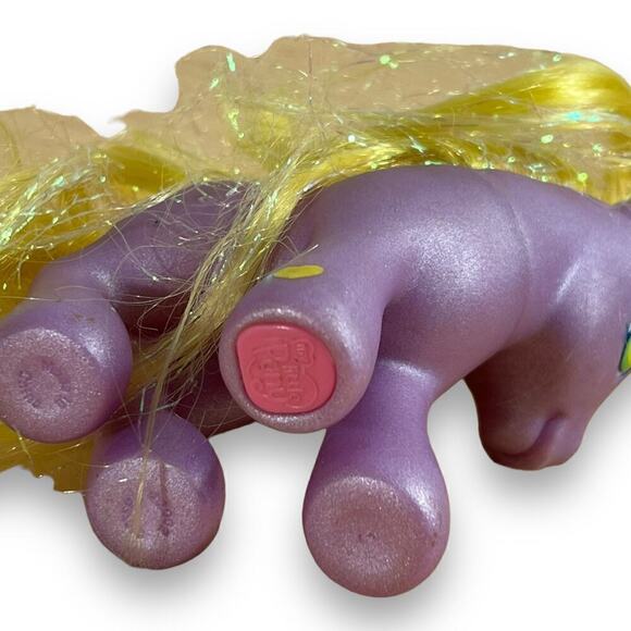 My Little Pony Daisyjo G3 2002 Purple Figure Glitter Hair Collectible - Picture 3 of 5